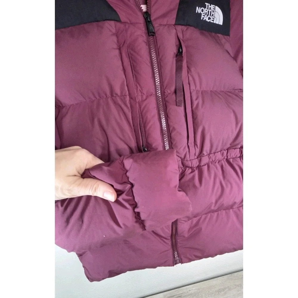 The North Face Women's 550 Fill Down Jacket with Hood — Burgundy / Maroon — Size - Picture 5 of 16